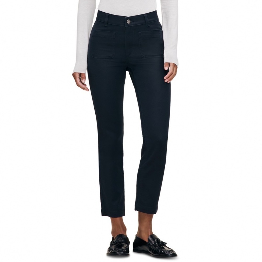 DL1961‎ Mara Straight Mid Rise Instasculpt Ankle Jeans Depths Navy Blue 25 NWT
